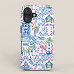 Colorful Coastal Chinoiserie iPhone Case Gallery Image 1