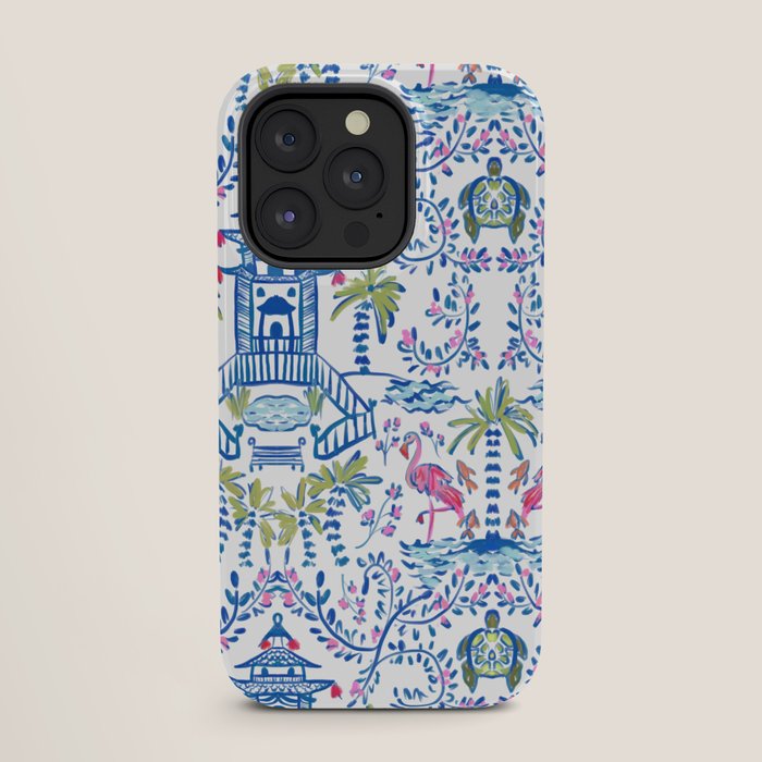 Colorful Coastal Chinoiserie iPhone Case Gallery Image 27