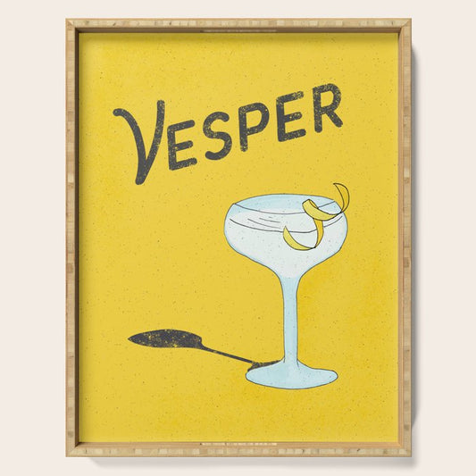 Vesper Martini with a Twist Serving Tray Gallery Image 1