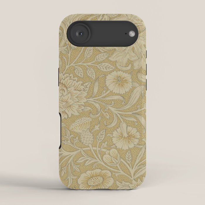William Morris Double Bough Antique Gold iPhone Case Gallery Image 2