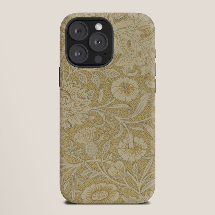 William Morris Double Bough Antique Gold iPhone Case Gallery Image 12
