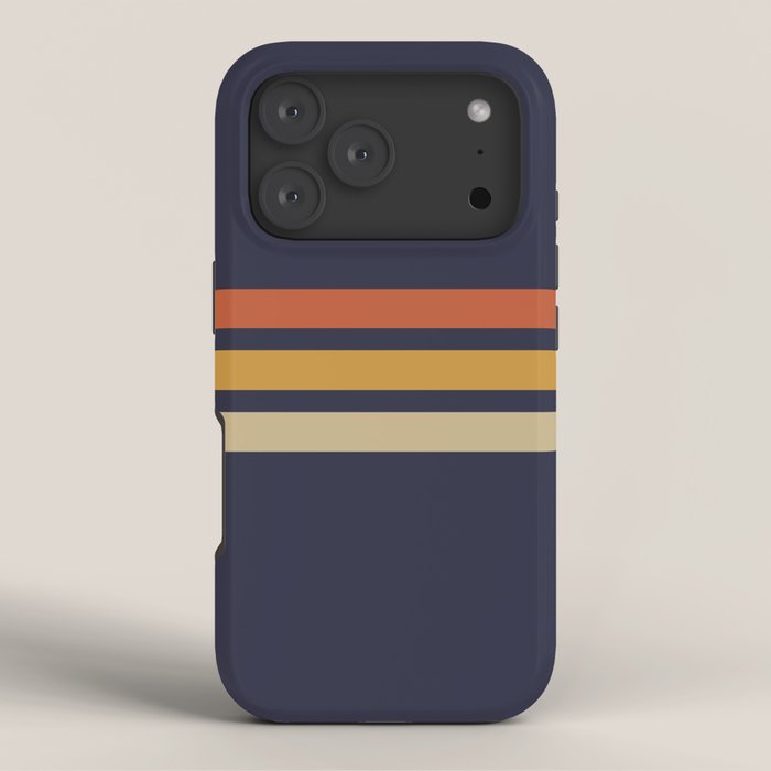 Vintage Retro Stripes iPhone Case Gallery Image 3