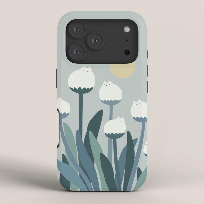 Cat and Plant 76 iPhone Case Gallery Image 3