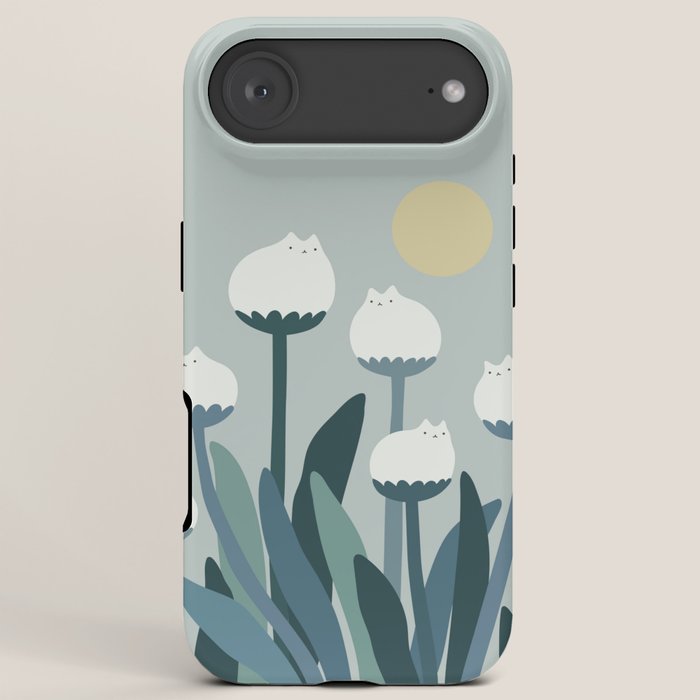 Cat and Plant 76 iPhone Case Gallery Image 6