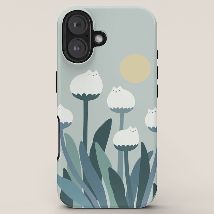 Cat and Plant 76 iPhone Case Gallery Image 5
