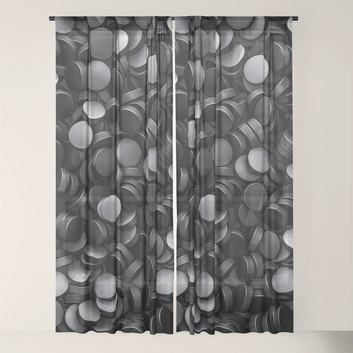 Hockey pucks Window Curtain Gallery Image 18