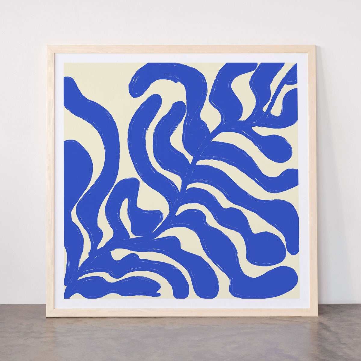 matisse blue leaves Framed Art Print Gallery Image 77