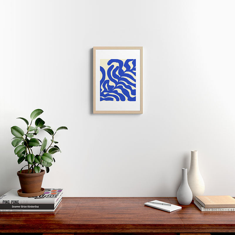 matisse blue leaves Framed Art Print Gallery Image 23