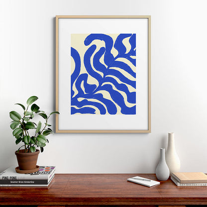 matisse blue leaves Framed Art Print Gallery Image 29