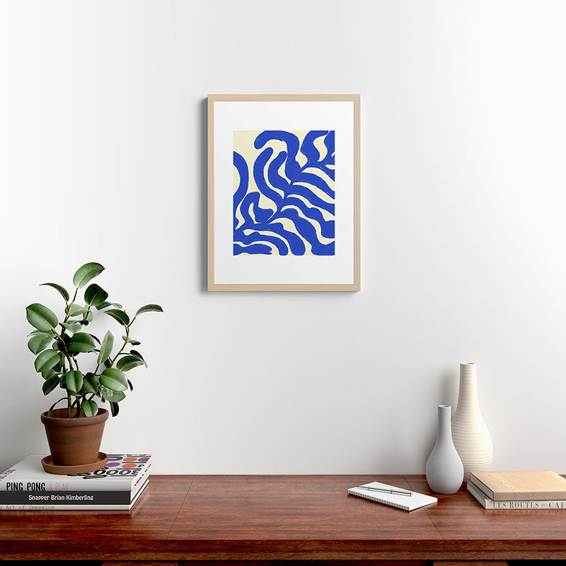 matisse blue leaves Framed Art Print Gallery Image 26