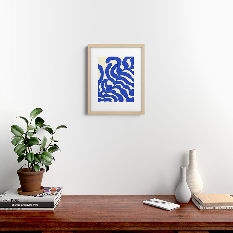 matisse blue leaves Framed Art Print Gallery Image 25