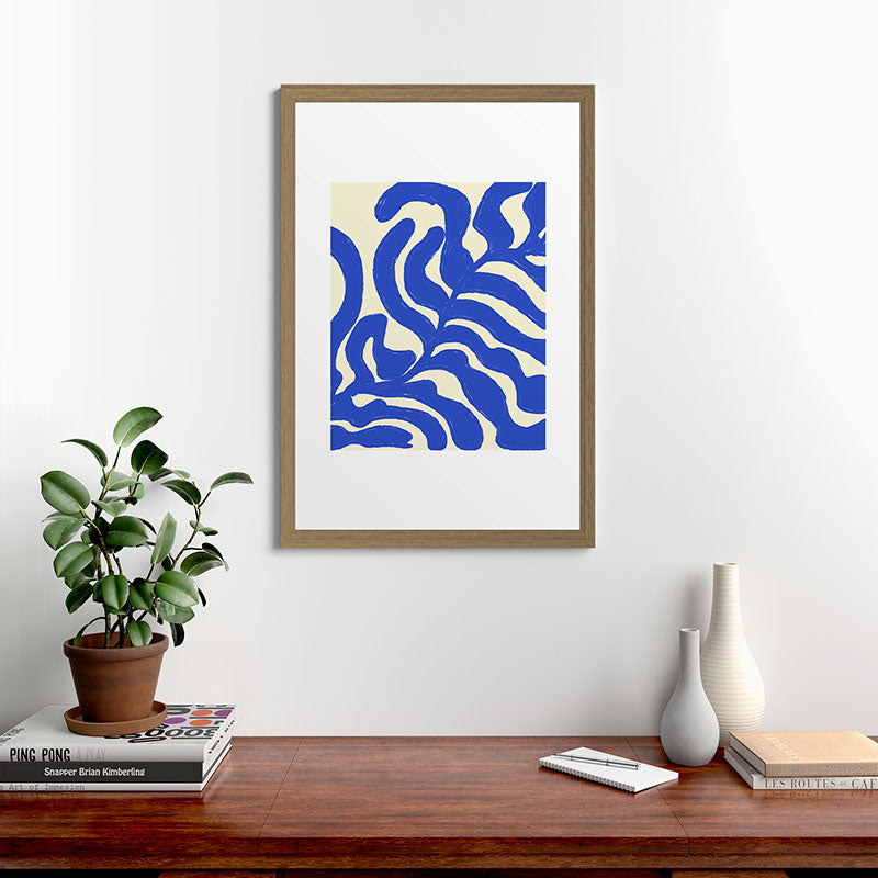 matisse blue leaves Framed Art Print Gallery Image 56