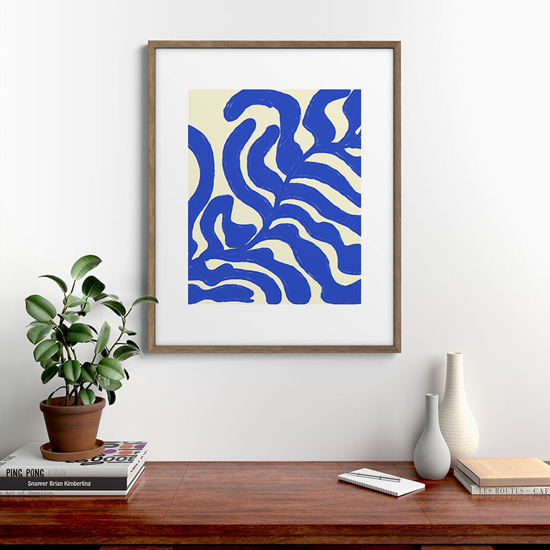 matisse blue leaves Framed Art Print Gallery Image 19