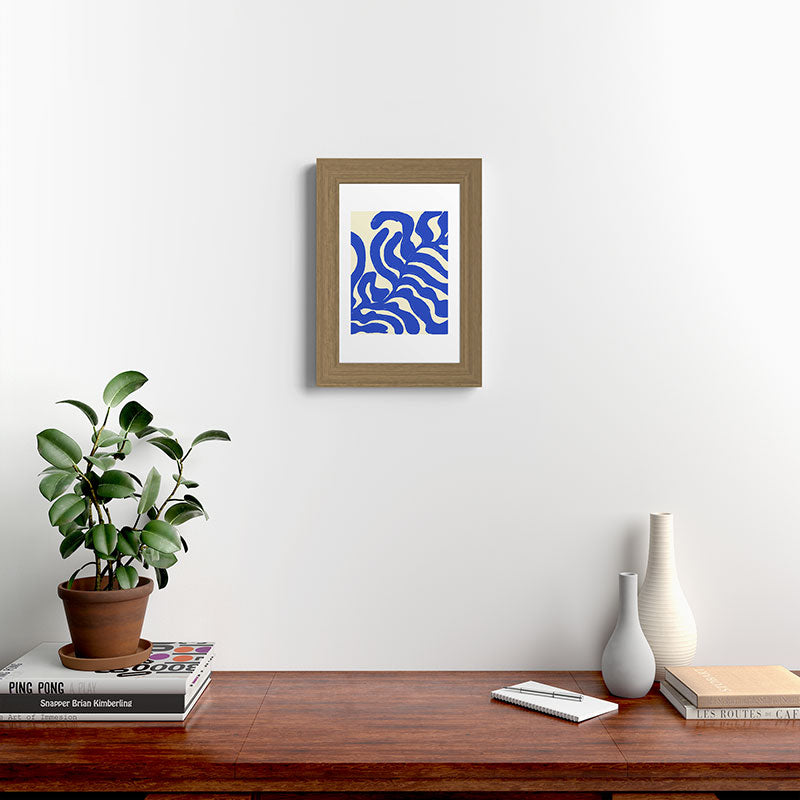 matisse blue leaves Framed Art Print Gallery Image 52