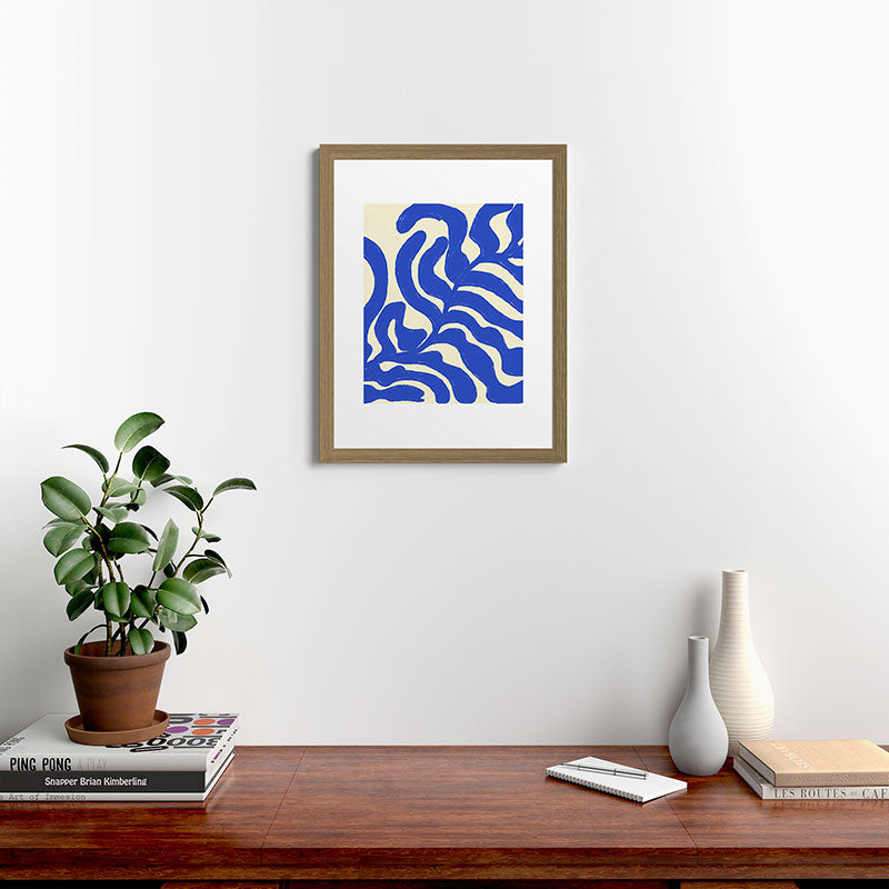 matisse blue leaves Framed Art Print Gallery Image 54