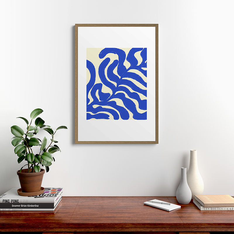 matisse blue leaves Framed Art Print Gallery Image 18
