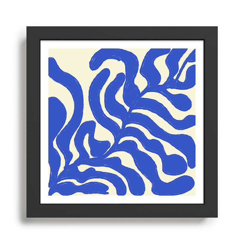 matisse blue leaves Framed Art Print Gallery Image 2