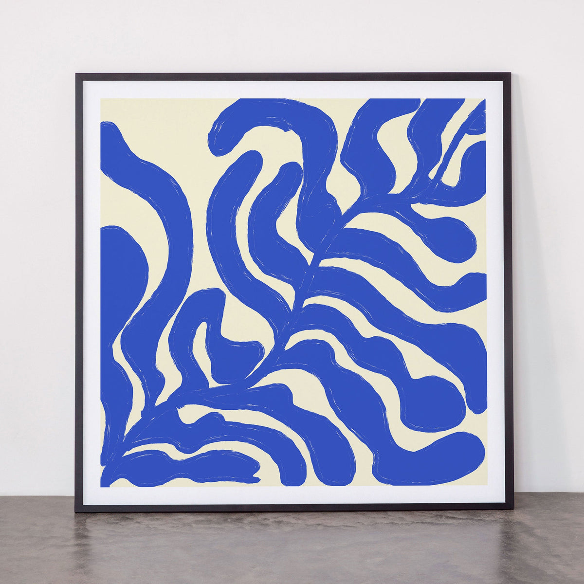 matisse blue leaves Framed Art Print Gallery Image 11