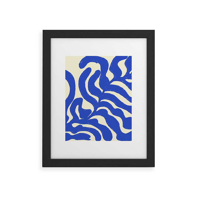 matisse blue leaves Framed Art Print Gallery Image 45