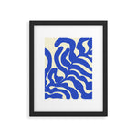 matisse blue leaves Framed Art Print Gallery Image 1