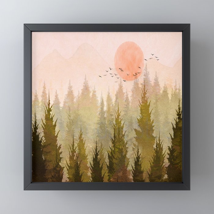 Hill Morning Mini Art Print Gallery Image 3