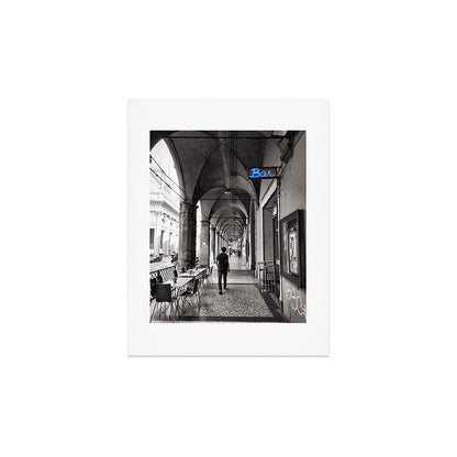 Black and white Bologna Street Photography Art Print Gallery Image 3