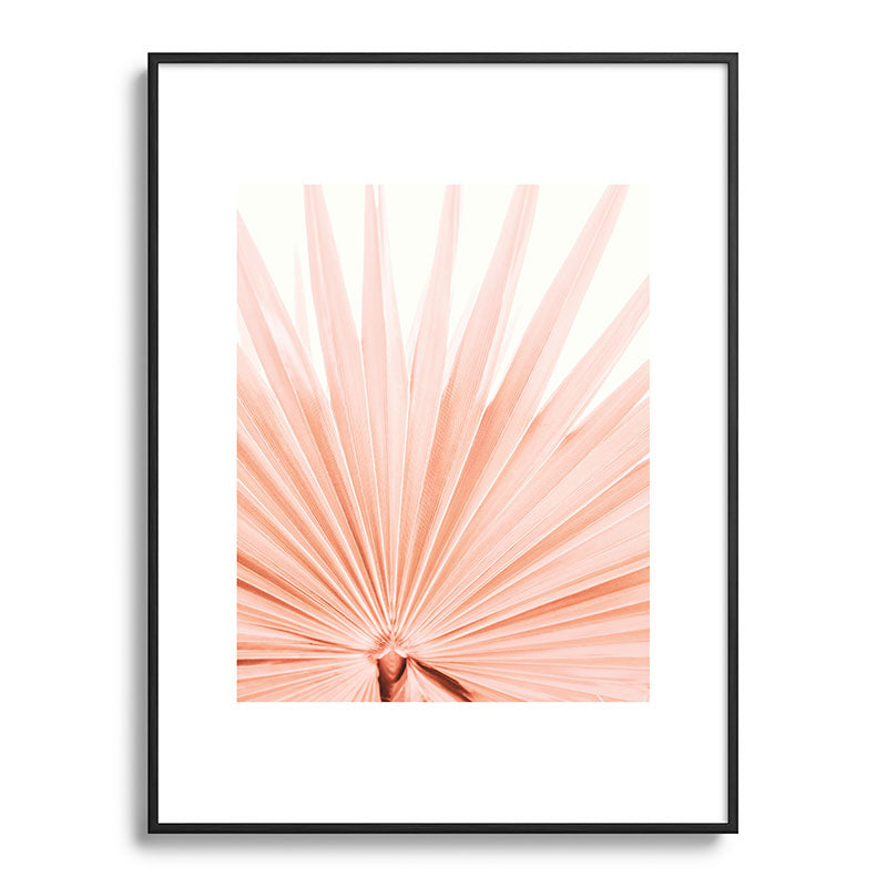 Blush Pink Fan Palm Framed Art Print Gallery Image 85