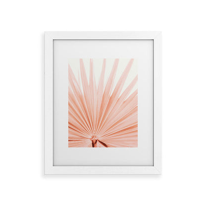 Blush Pink Fan Palm Framed Art Print Gallery Image 50