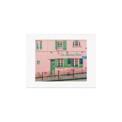 La Maison Rose Cafe in Paris Art Print Gallery Image 2