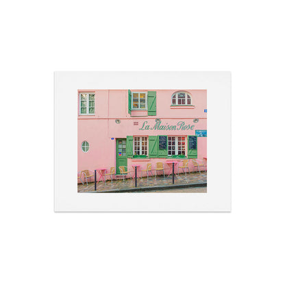 La Maison Rose Cafe in Paris Art Print Gallery Image 4