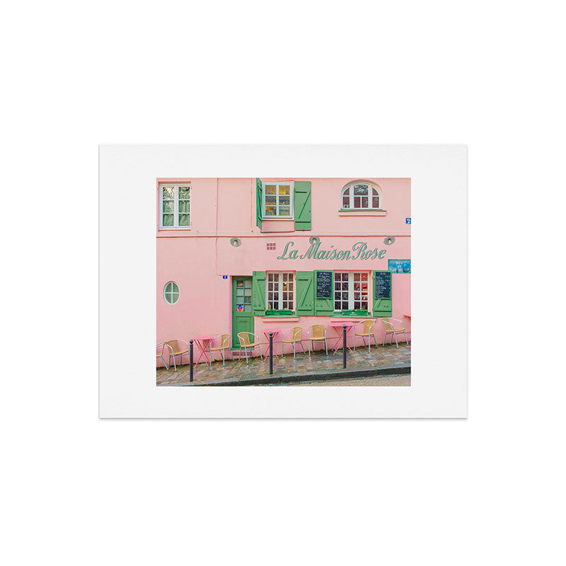 La Maison Rose Cafe in Paris Art Print Gallery Image 6