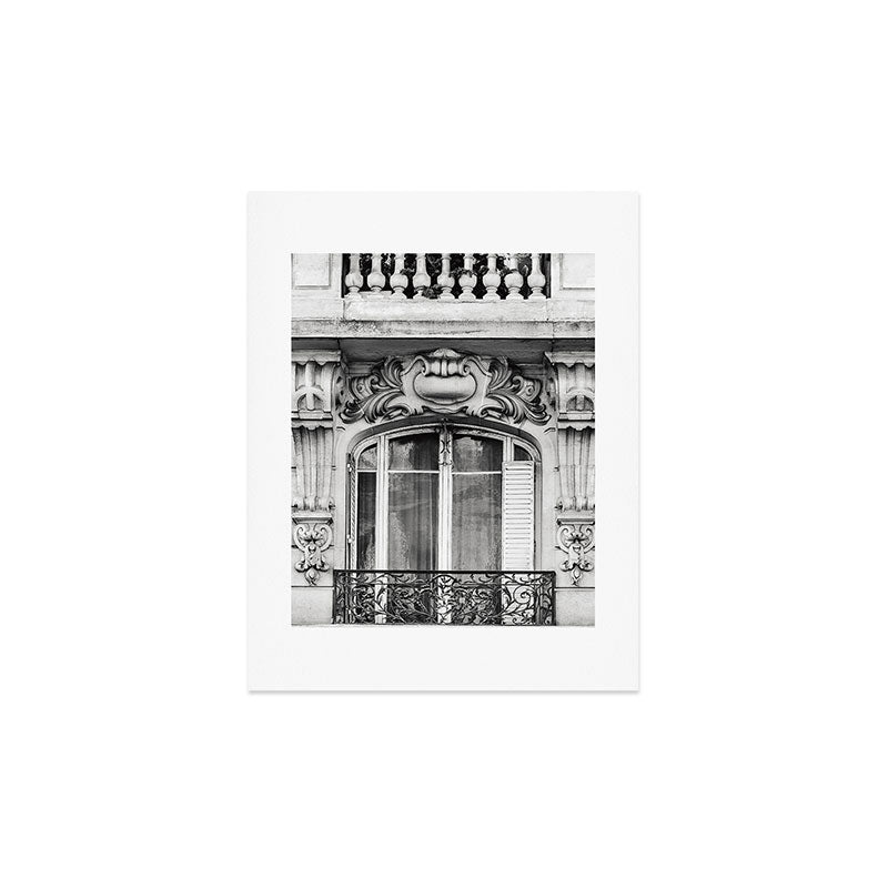 Paris Chic - Black and White Photography Art Print Gallery Image 2