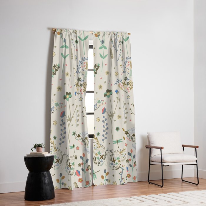 Wildflower Meadow Window Curtain Gallery Image 2