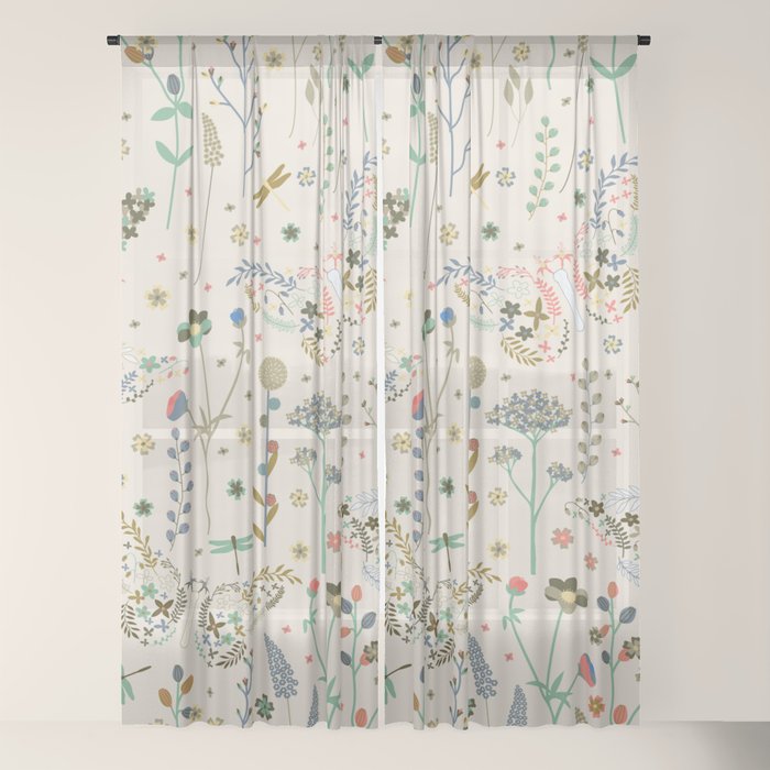 Wildflower Meadow Window Curtain Gallery Image 22