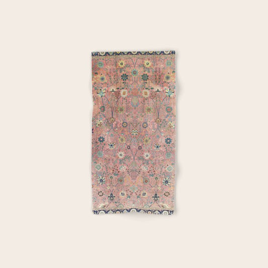 Rose Petag Tabriz Antique Persian Bath Towel Gallery Image 1