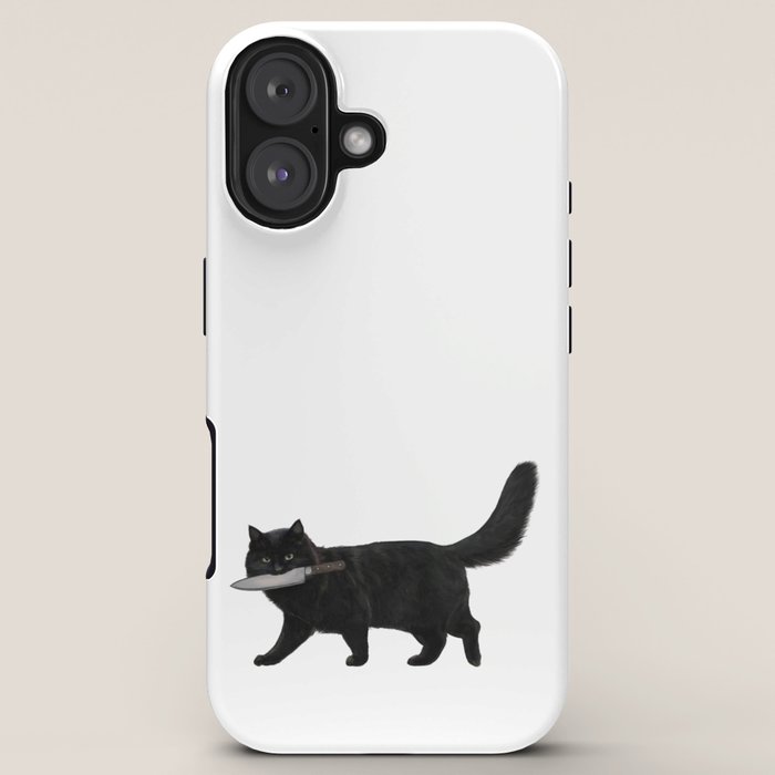 Knife Cat iPhone Case Gallery Image 5