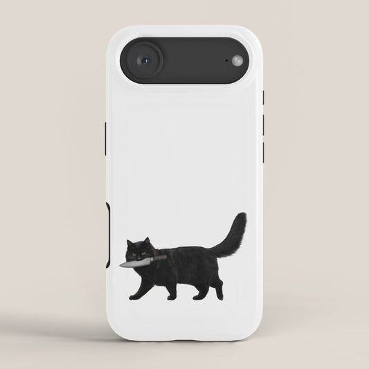 Knife Cat iPhone Case Gallery Image 2