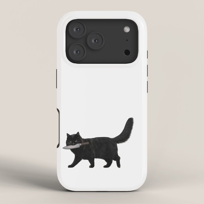 Knife Cat iPhone Case Gallery Image 3