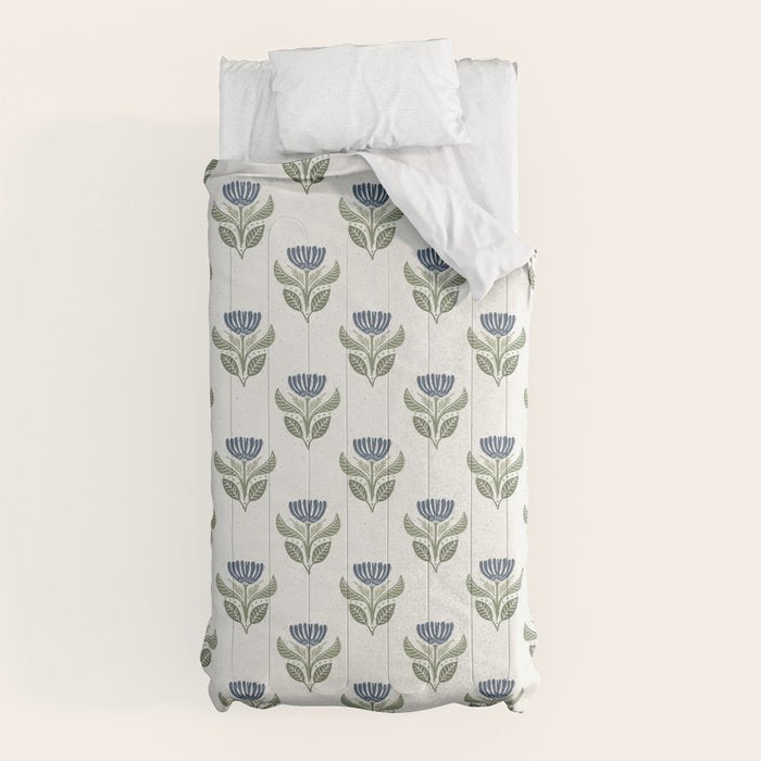 Stamped Floral Comforter Gallery Image 10