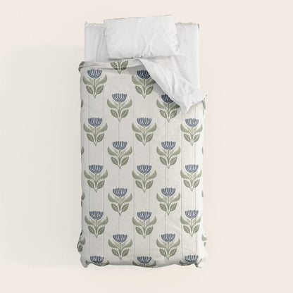 Stamped Floral Comforter Gallery Image 4