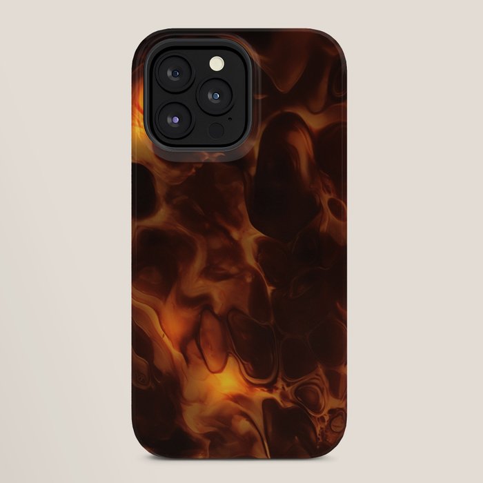 Dark Coffee Tortoiseshell Turtle Pattern iPhone Case Gallery Image 28