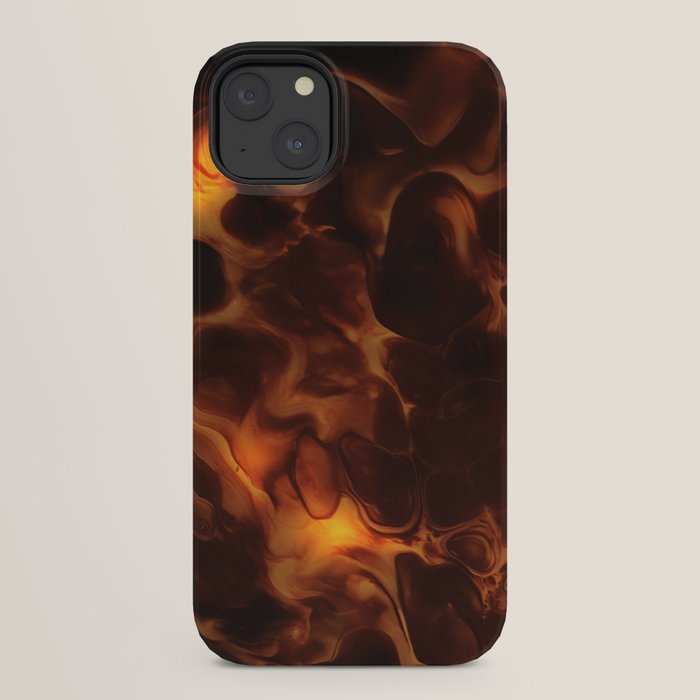 Dark Coffee Tortoiseshell Turtle Pattern iPhone Case Gallery Image 22