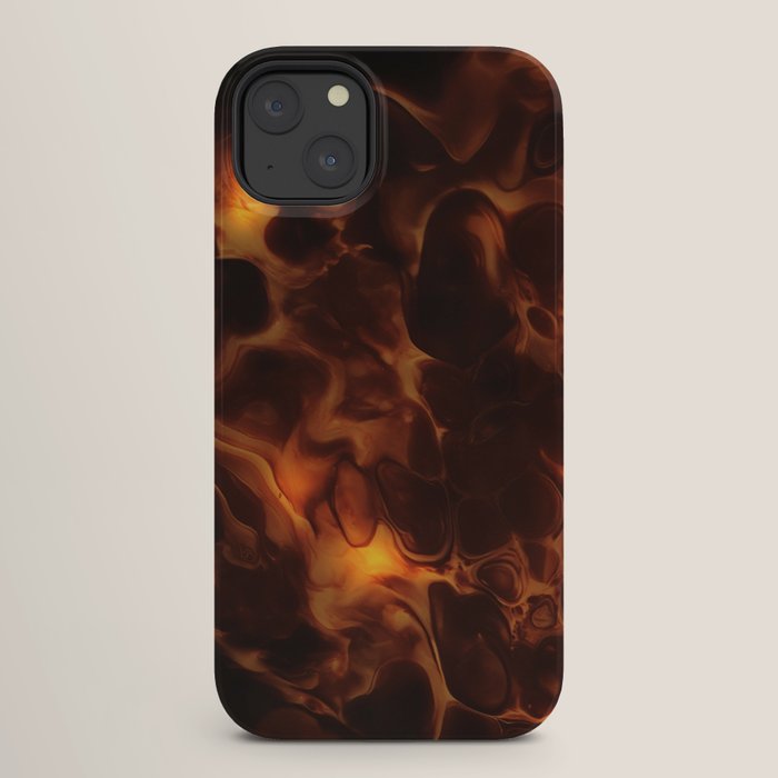 Dark Coffee Tortoiseshell Turtle Pattern iPhone Case Gallery Image 26