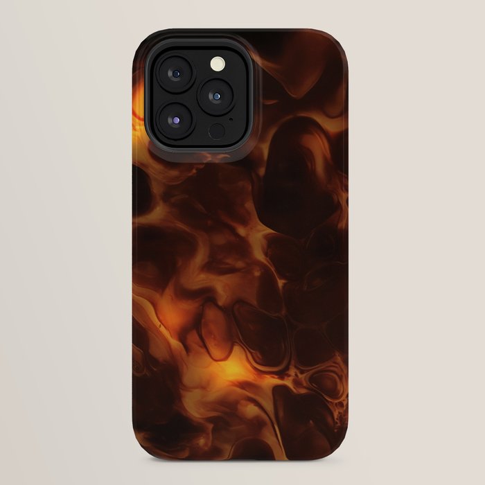 Dark Coffee Tortoiseshell Turtle Pattern iPhone Case Gallery Image 24