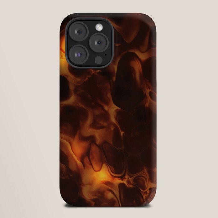 Dark Coffee Tortoiseshell Turtle Pattern iPhone Case Gallery Image 20