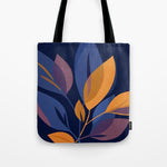 Scorpio Dark Abstract Botanical Tote Bag Gallery Image 1