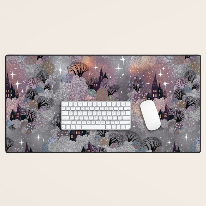 The Sleepy Village Desk Mat Gallery Image 1