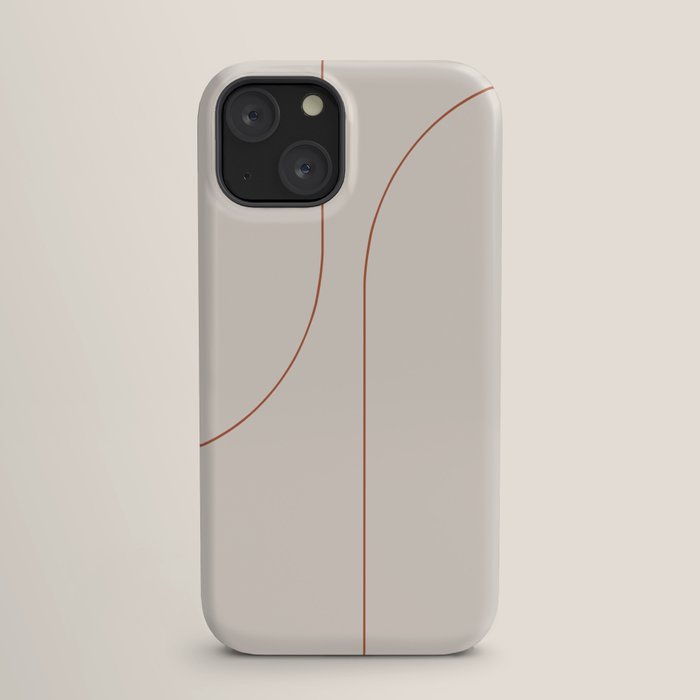 Modern Minimal Line Abstract XXVI iPhone Case Gallery Image 17