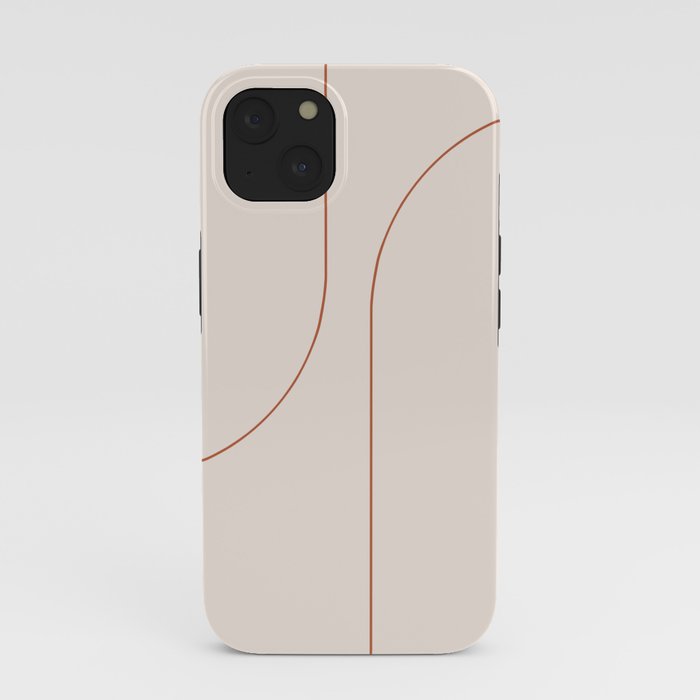 Modern Minimal Line Abstract XXVI iPhone Case Gallery Image 37