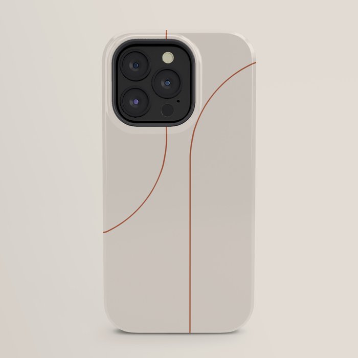 Modern Minimal Line Abstract XXVI iPhone Case Gallery Image 31